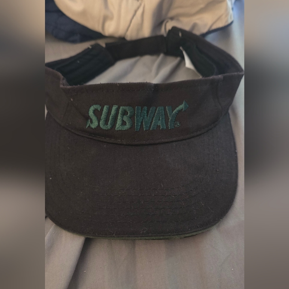 Subway Black Visor